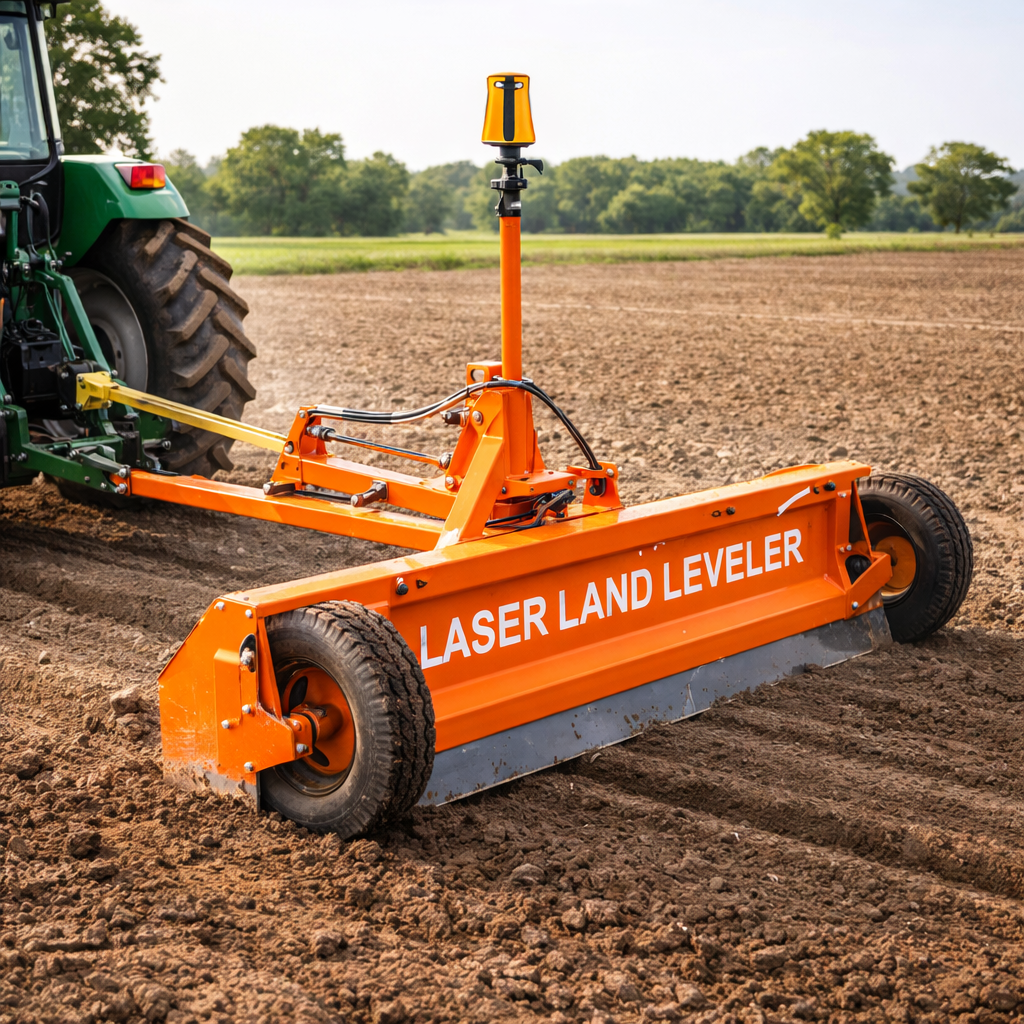 Laser land leveler